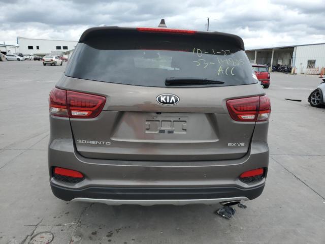 5XYPH4A58KG554814 - 2019 KIA SORENTO EX CHARCOAL photo 6