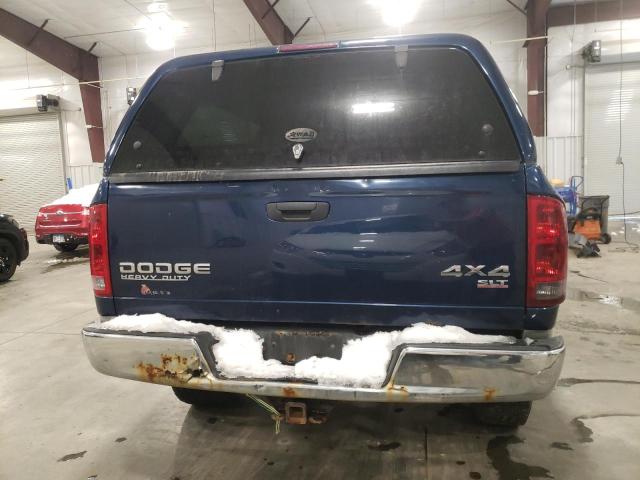 3D7KU28D23G771887 - 2003 DODGE RAM 2500 ST BLUE photo 6