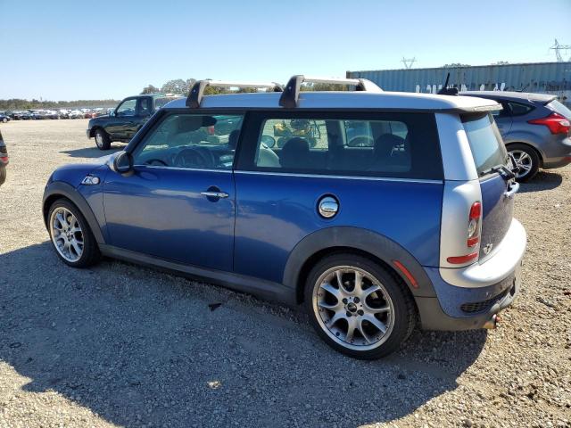 WMWMM33569TP91173 - 2009 MINI COOPER S CLUBMAN BLUE photo 2