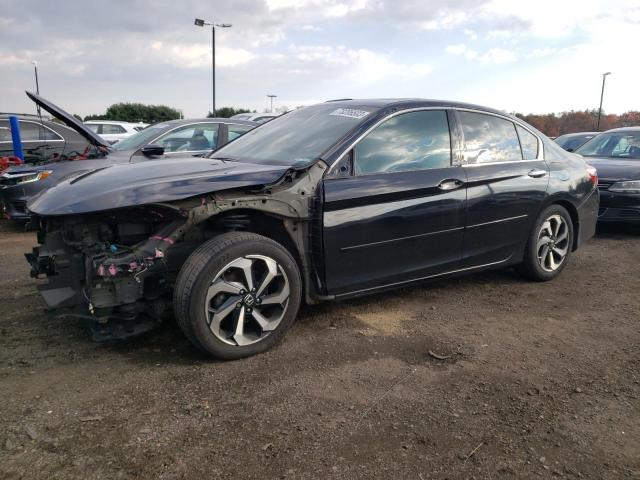 1HGCR3F00GA005801 - 2016 HONDA ACCORD EXL BLACK photo 1