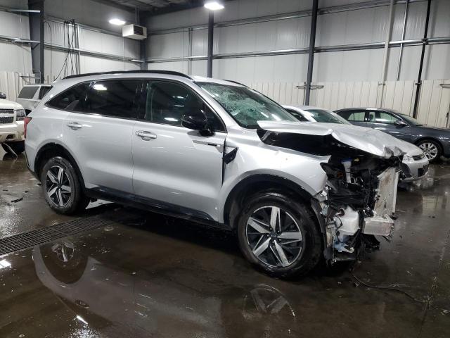 5XYRH4LF3MG011940 - 2021 KIA SORENTO EX SILVER photo 4