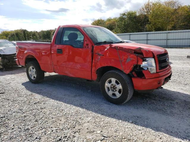 1FTMF1EM1EKF59599 - 2014 FORD F150 RED photo 4