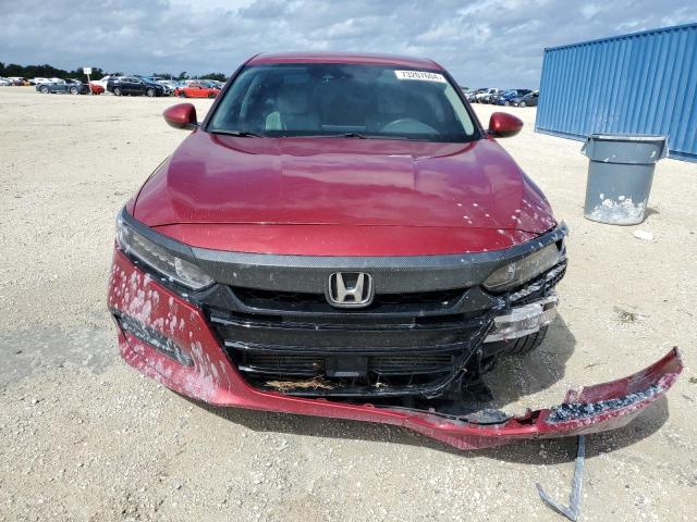 1HGCV1F18JA074414 - 2018 HONDA ACCORD LX RED photo 5