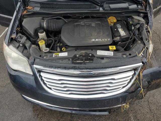 2C4RC1CG2ER365323 - 2014 CHRYSLER TOWN & COU TOURING L BLUE photo 12