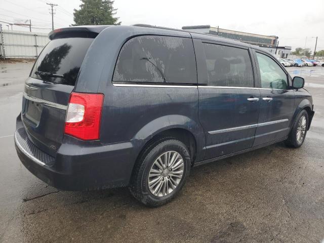2C4RC1CG2ER365323 - 2014 CHRYSLER TOWN & COU TOURING L BLUE photo 3