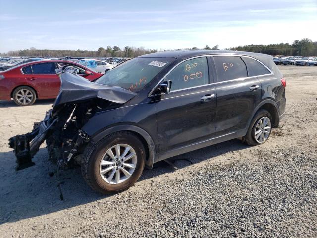 5XYPG4A38KG577382 - 2019 KIA SORENTO L BLACK photo 1