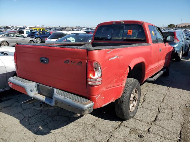 1B7GG22N41S193984 - 2001 DODGE DAKOTA RED photo 3