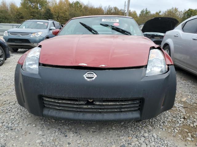 JN1AZ34D83T111815 - 2003 NISSAN 350Z COUPE RED photo 5