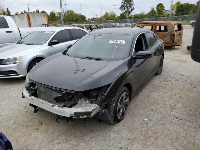 2HGFC2F6XLH569688 - 2020 HONDA CIVIC LX BLACK photo 1