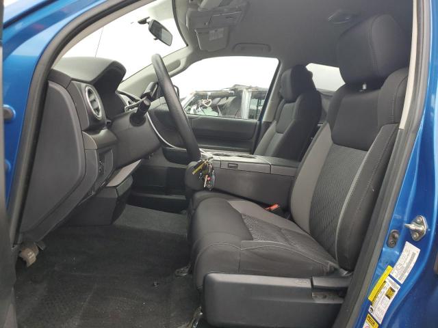 5TFUW5F15HX628040 - 2017 TOYOTA TUNDRA DOUBLE CAB SR/SR5 BLUE photo 7