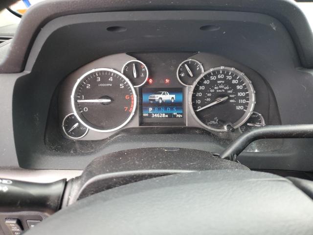 5TFUW5F15HX628040 - 2017 TOYOTA TUNDRA DOUBLE CAB SR/SR5 BLUE photo 9