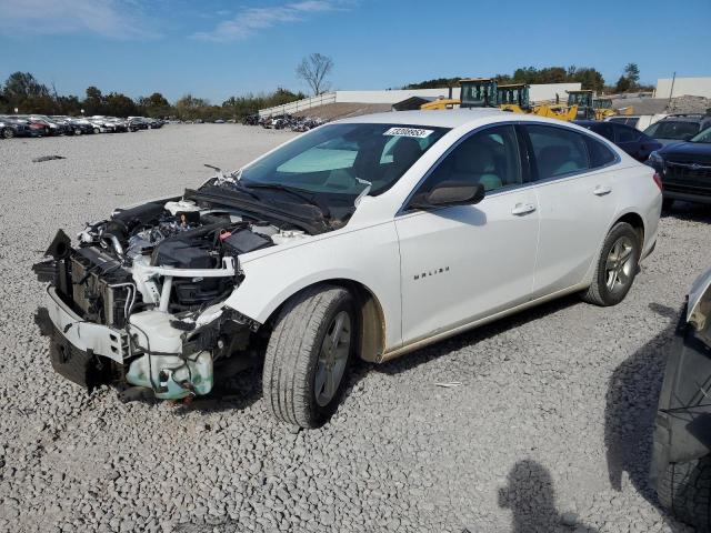 1G1ZB5ST3KF179049 - 2019 CHEVROLET MALIBU LS WHITE photo 1