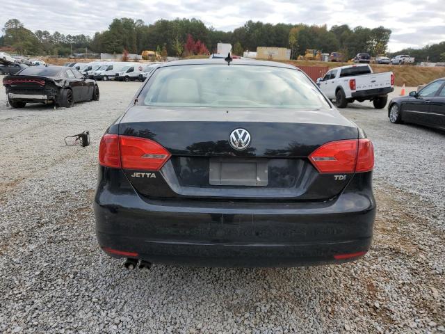 3VWLL7AJ8DM274809 - 2013 VOLKSWAGEN JETTA TDI BLACK photo 6