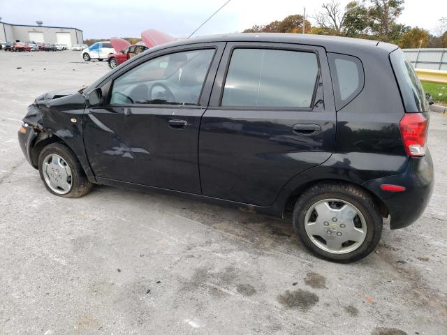 KL1TD62685B326427 - 2005 CHEVROLET AVEO BASE BLACK photo 2