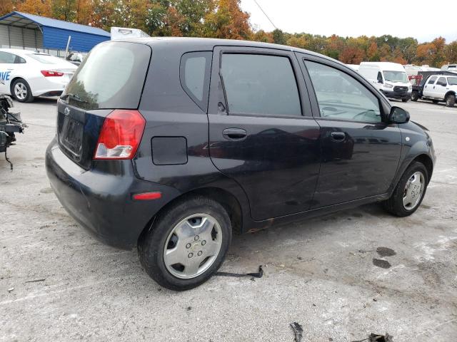 KL1TD62685B326427 - 2005 CHEVROLET AVEO BASE BLACK photo 3