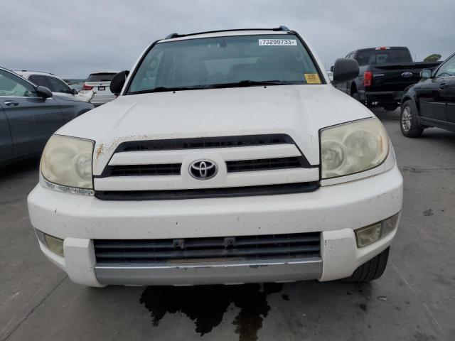 JTEBU14R840043711 - 2004 TOYOTA 4RUNNER SR5 WHITE photo 5