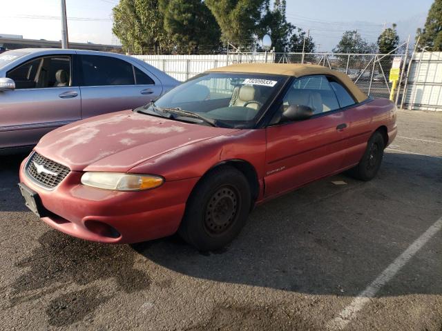 3C3EL45H0YT288849 - 2000 CHRYSLER SEBRING JX RED photo 1