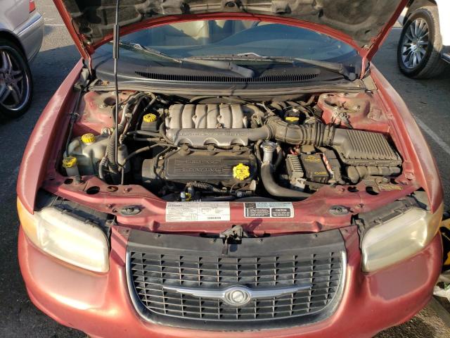 3C3EL45H0YT288849 - 2000 CHRYSLER SEBRING JX RED photo 11