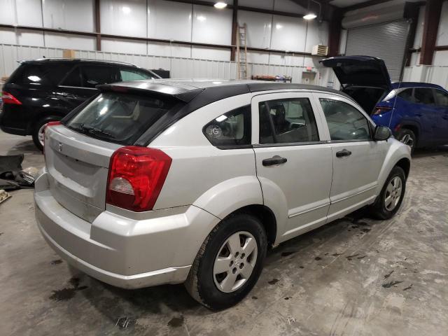 1B3HB28B78D694979 - 2008 DODGE CALIBER SILVER photo 3