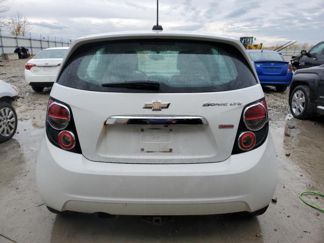 1G1JE6SB7F4123943 - 2015 CHEVROLET SONIC LTZ WHITE photo 6