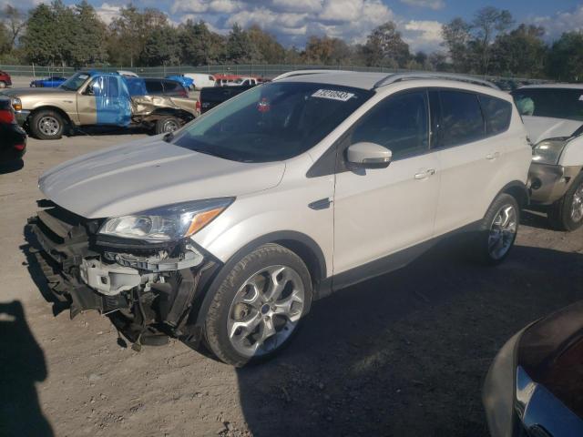 1FMCU0J92EUE33698 - 2014 FORD ESCAPE TITANIUM WHITE photo 1