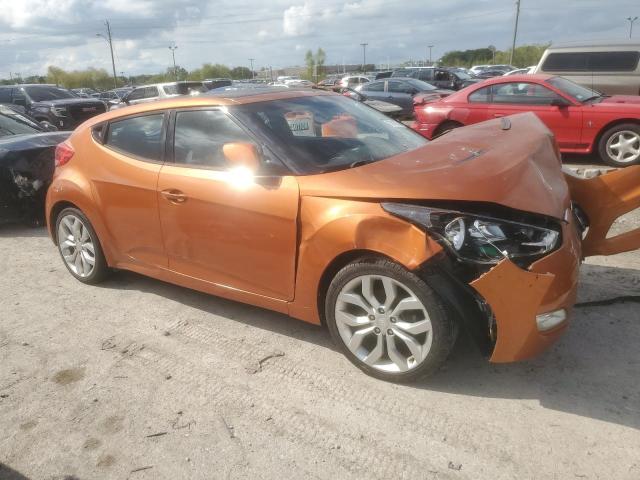 KMHTC6AD2DU164983 - 2013 HYUNDAI VELOSTER ORANGE photo 4