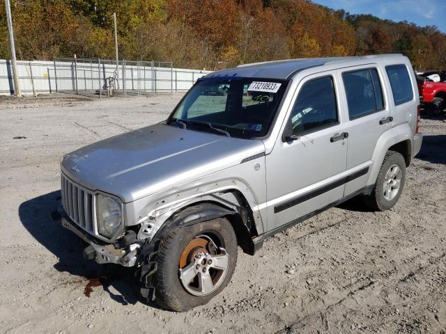 1C4PJMAKXCW116911 - 2012 JEEP LIBERTY SPORT SILVER photo 1