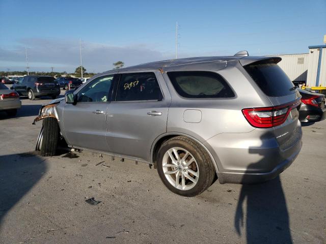 1C4RDHDG6MC639747 - 2021 DODGE DURANGO GT SILVER photo 2