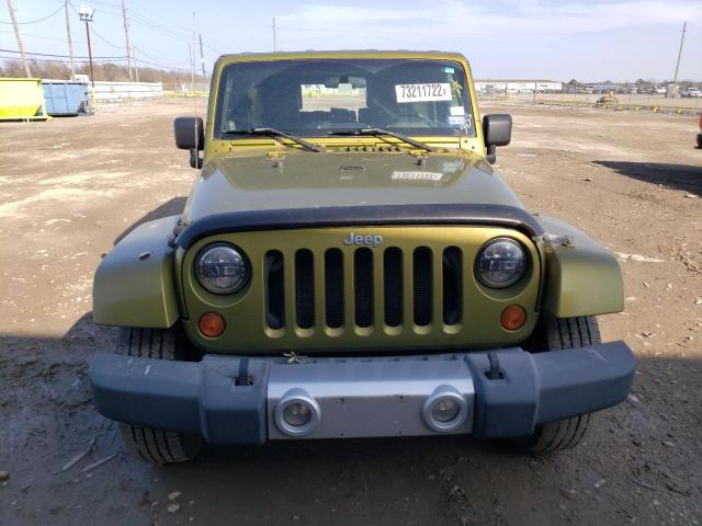 1J8GB59117L105455 - 2007 JEEP WRANGLER SAHARA GREEN photo 5