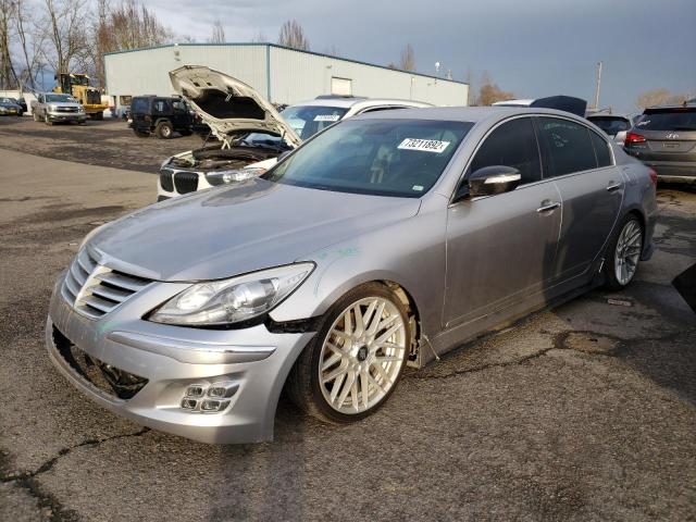 KMHGC4DD5CU202836 - 2012 HYUNDAI GENESIS 3.8L SILVER photo 1