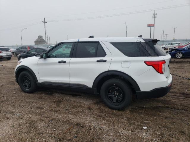 1FM5K8AB2MGB83585 - 2021 FORD EXPLORER POLICE INTERCEPTOR თეთრი ფოტო 2