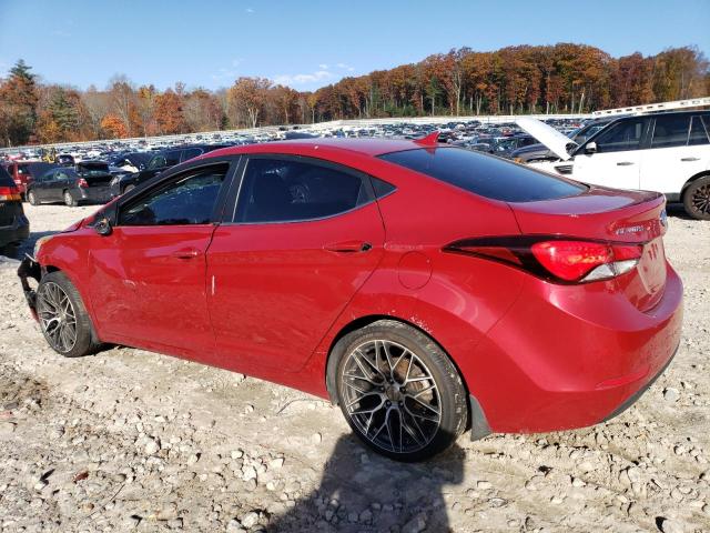 KMHDH4AE8FU366992 - 2015 HYUNDAI ELANTRA SE RED photo 2