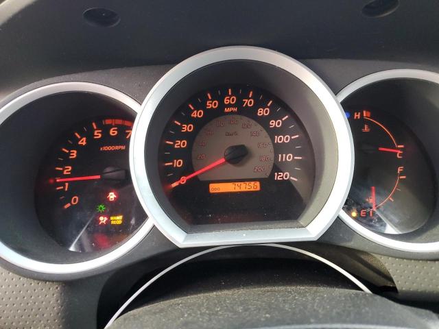 5TETX4CN5AZ743634 - 2010 TOYOTA TACOMA ACCESS CAB ვერცხლისფერი ფოტო 9