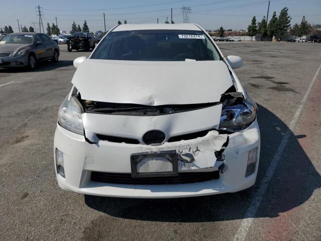 JTDKN3DU3B0314124 - 2011 TOYOTA PRIUS WHITE photo 5