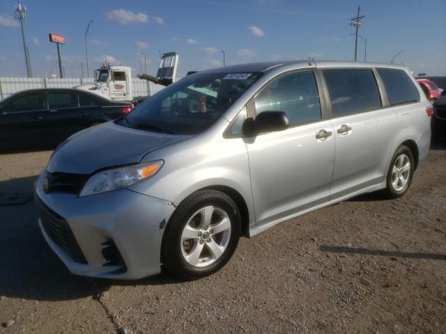 5TDZZ3DC7LS031363 - 2020 TOYOTA SIENNA L SILVER photo 1