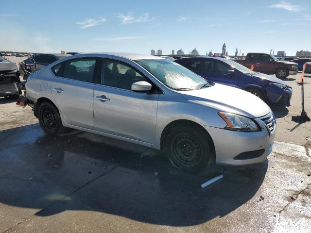 3N1AB7AP4DL710730 - 2013 NISSAN SENTRA S SILVER photo 4