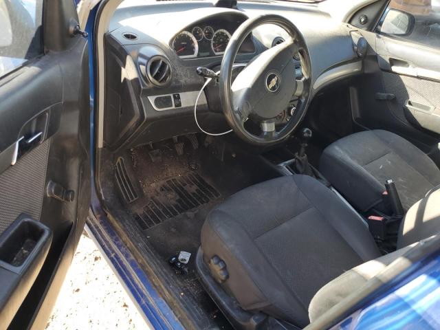 KL1TD56628B193723 - 2008 CHEVROLET AVEO BASE Mavi foto 8