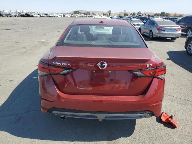 3N1AB8DV9NY213385 - 2022 NISSAN SENTRA SR RED photo 6