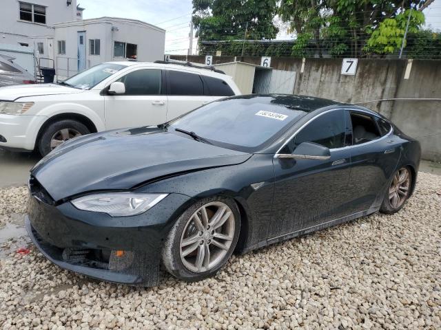 5YJSA1CN1DFP05772 - 2013 TESLA MODEL S GRAY photo 1
