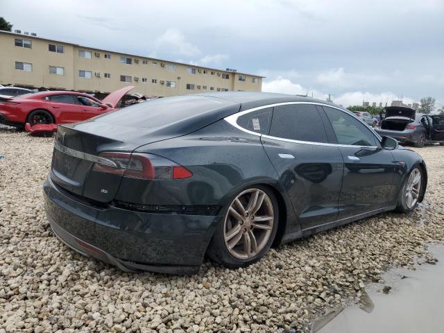 5YJSA1CN1DFP05772 - 2013 TESLA MODEL S GRAY photo 3