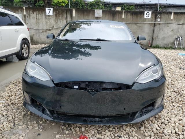 5YJSA1CN1DFP05772 - 2013 TESLA MODEL S GRAY photo 5