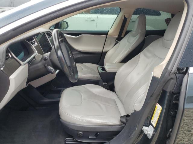 5YJSA1CN1DFP05772 - 2013 TESLA MODEL S GRAY photo 7