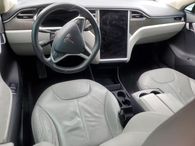 5YJSA1CN1DFP05772 - 2013 TESLA MODEL S GRAY photo 8