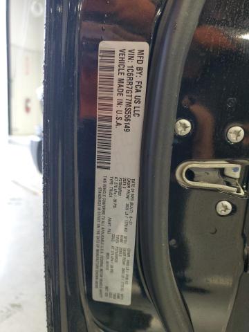 1C6RR7GT7MS556149 - 2021 RAM 1500 CLASS SLT შავი ფოტო 13