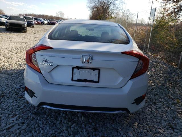 2HGFC2F62KH600270 - 2019 HONDA CIVIC LX WHITE photo 6