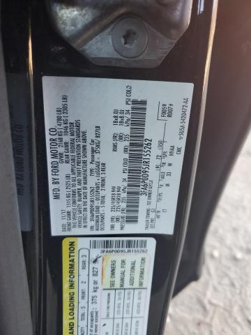 3FA6P0D95JR155262 - 2018 FORD FUSION TITANIUM/PLATINUM BLACK photo 12