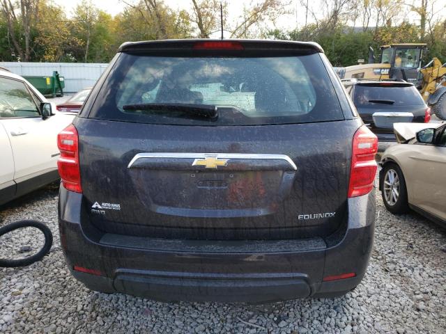 2GNFLEEK9G6171606 - 2016 CHEVROLET EQUINOX LS GRAY photo 6