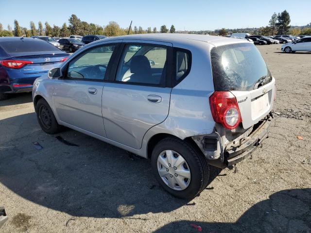 KL1TD6DE8AB097780 - 2010 CHEVROLET AVEO LS SILVER photo 2