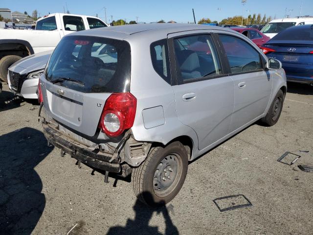 KL1TD6DE8AB097780 - 2010 CHEVROLET AVEO LS SILVER photo 3