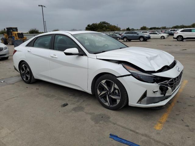 5NPLP4AG3MH025558 - 2021 HYUNDAI ELANTRA LIMITED WHITE photo 4